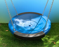 PE Ringschaukel blau