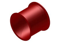 Produktbild Element gerade 75 cm rot