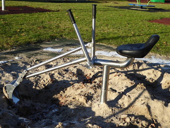 Produktbild Spielplatz Sandbagger aus Edelstahl #6