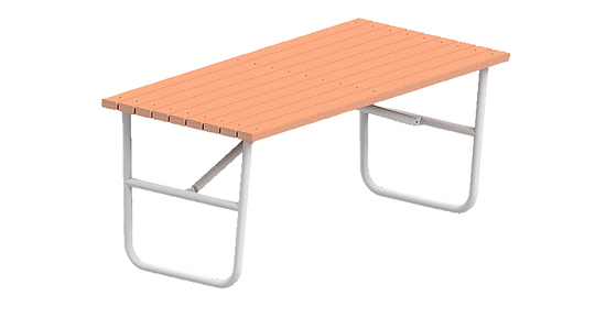 Produktbild Komplett (Stahlgestell + Holz)