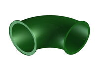 Produktbild Element Bogen 90° lang grün